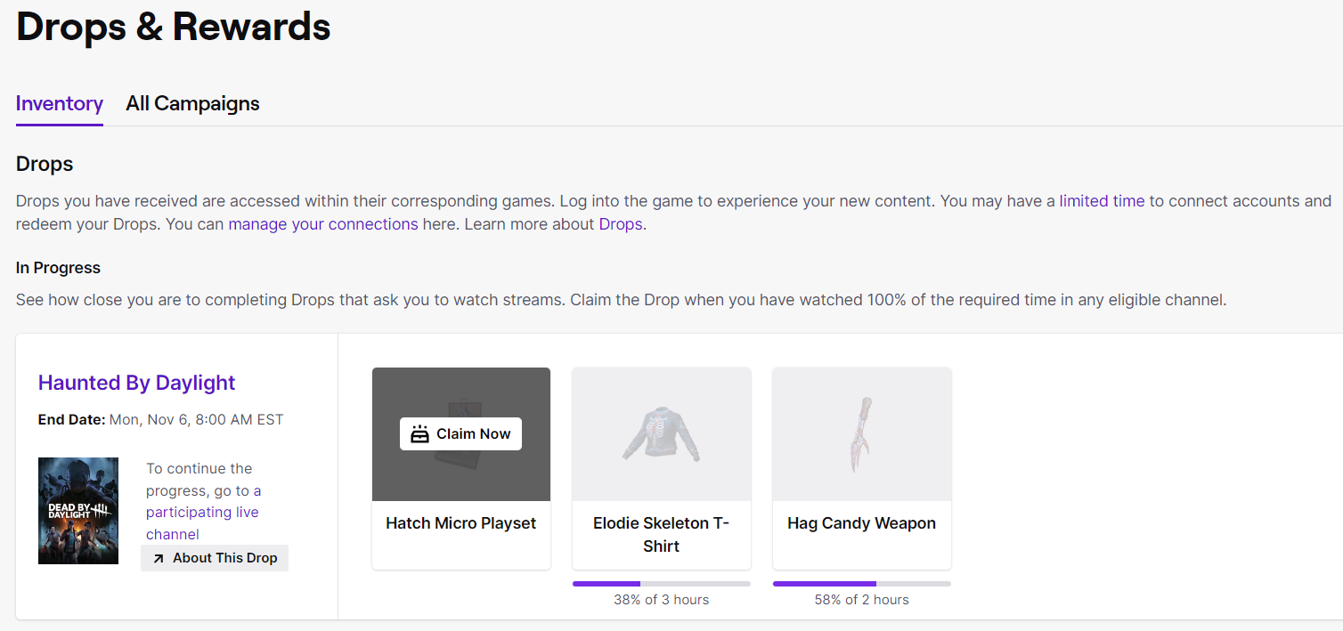 How to Check Twitch Drops Inventory
