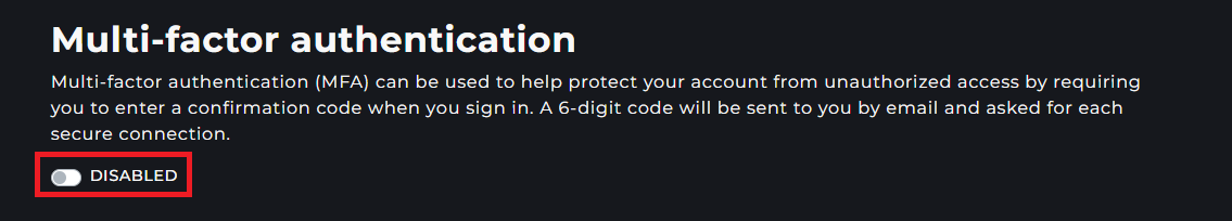 Enable Multi-Factor Authentication (MFA): Epic Games Account